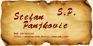 Stefan Panjković vizit kartica